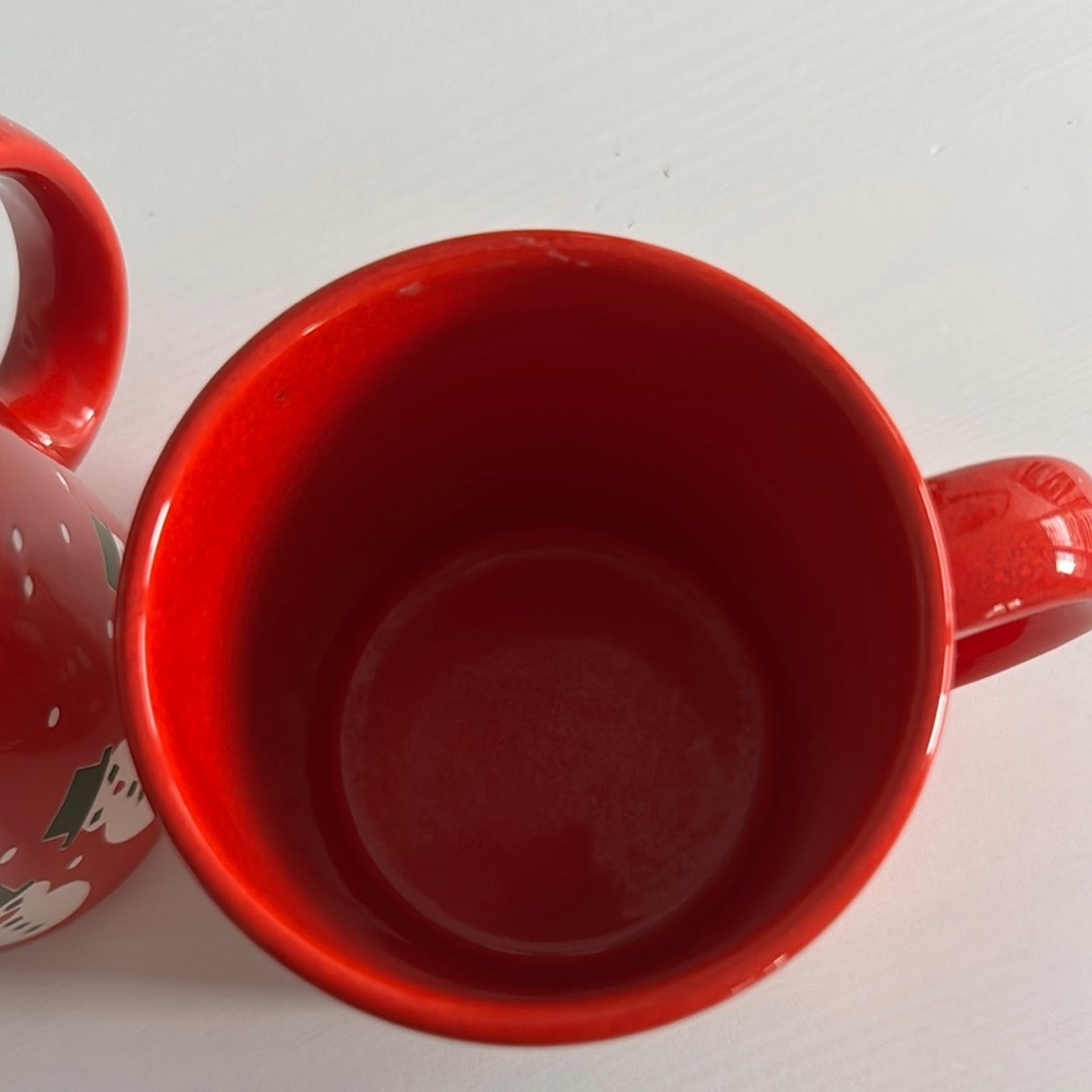 Waechtersbach W. Germany Christmas Tree and Snowman Mug (2) - Picture 6 of 7